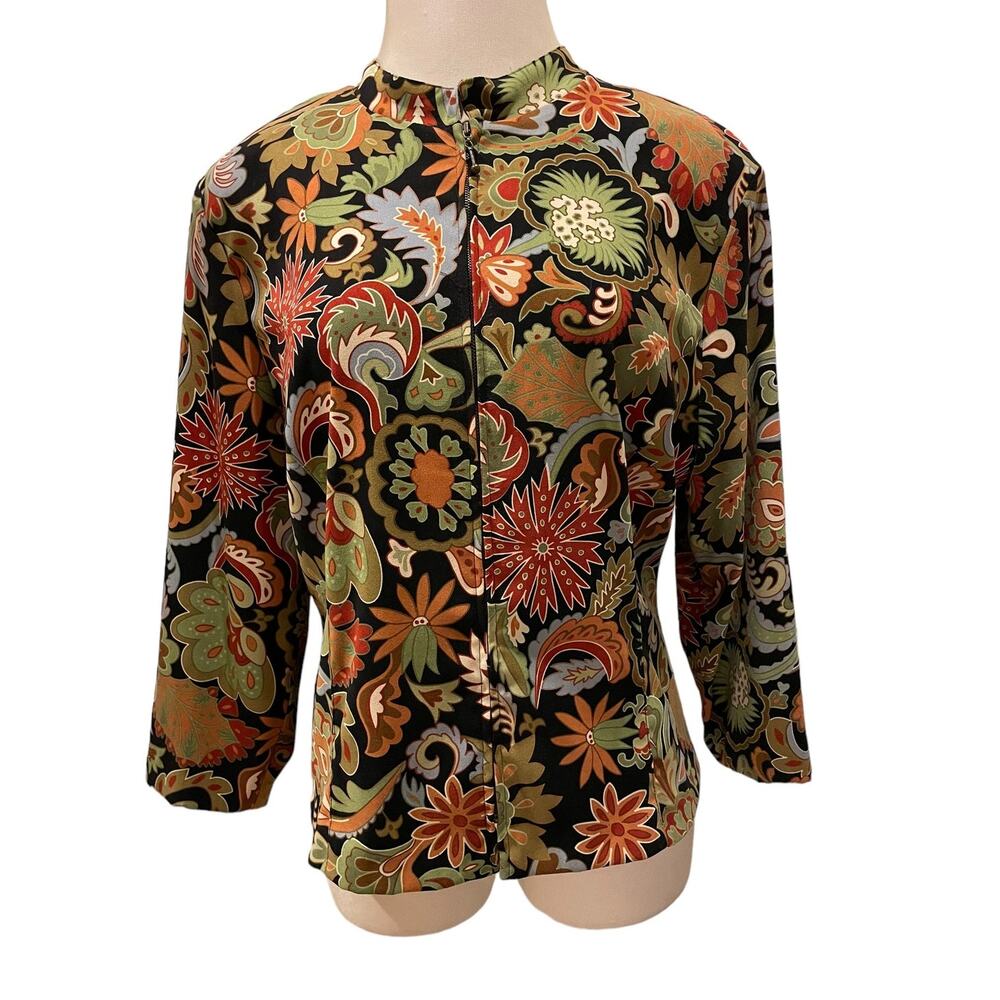 Intriguing‎ Threads Size 2X Multi-Color Casual Jacket